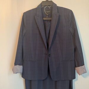 Banana Republic Blue Suit Jacket Tailored Elegance